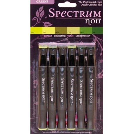 Set rotuladores Spectrum Noir - GREENS