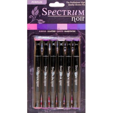 Set rotuladores Spectrum Noir - PURPLES