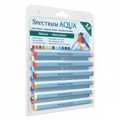 Set 12 rotuladores Spectrum AQUA NATURALEZA