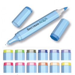 Set 12 rotuladores Spectrum AQUA FLORAL