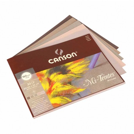 Bloc CANSON MI-TEINTE Gris 41x32cm