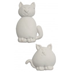 Conjunto aplique gatos