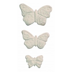 Conjunto apliques mariposas