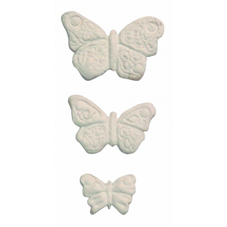 Conjunto apliques mariposas