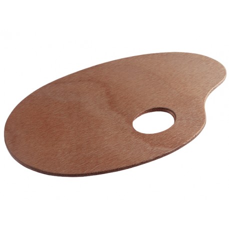 Paleta madera ovalada TALENS 30x40cm