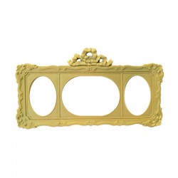 Marco resina tres ventanas