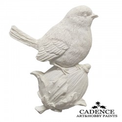 Silueta pajaro resina