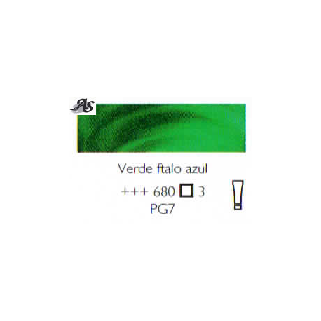 Óleo Rembrandt VERDE FTALO AZUL