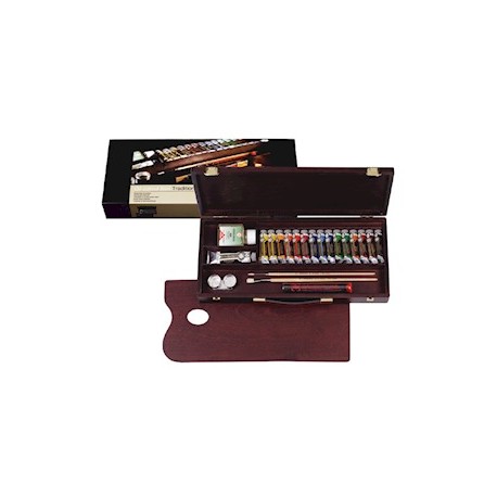 Caja óleo REMBRANDT TRADITIONAL 16 tubos