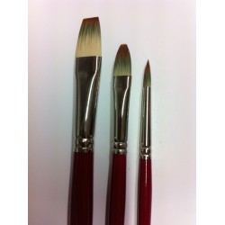 Set 3 pinceles VAN GOGH fibra Toray