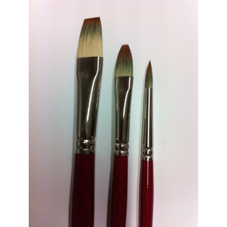 Set 3 pinceles VAN GOGH fibra Toray