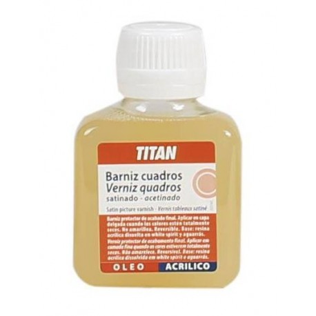 Barniz cuadros satinado TITAN