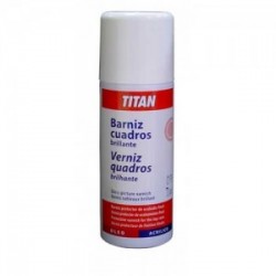 Barniz spray cuadros brillante TITAN