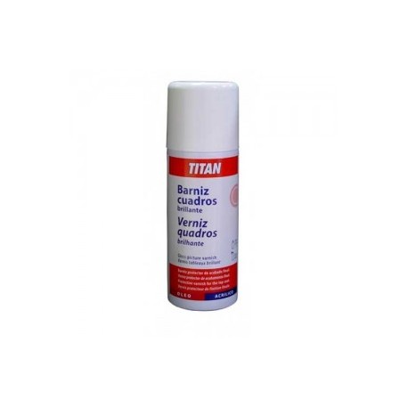 Barniz spray cuadros brillante TITAN