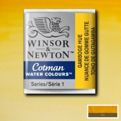 Acuarela Winsor&Newton COTMAN 1/2 Godet TONO DE GUTAGAMBA