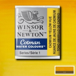 Acuarela Winsor&Newton COTMAN 1/2 Godet TONO AMARILLO DE CADMIO