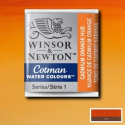 Acuarela Winsor&Newton COTMAN 1/2 Godet TONO DE CADMIO NARANJA