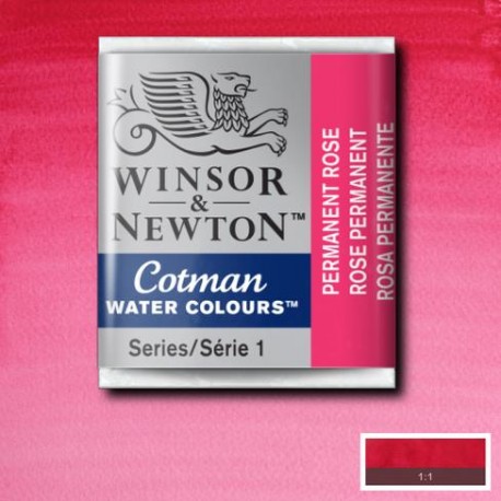 Acuarela Winsor&Newton COTMAN 1/2 Godet ROSA PERMANENTE