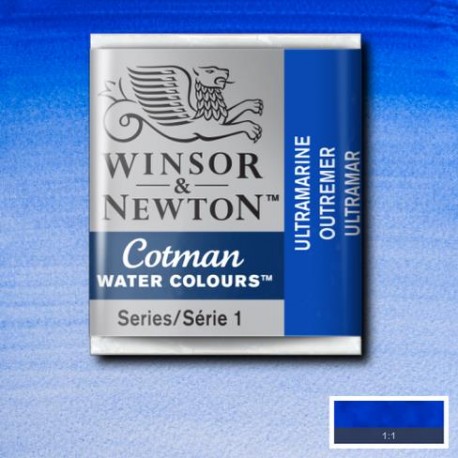Acuarela Winsor&Newton COTMAN 1/2 Godet ULTRAMAR