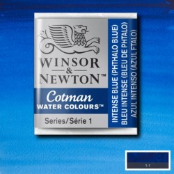 Acuarela Winsor&Newton COTMAN 1/2 Godet AZUL INTENSO (azul ftalo)