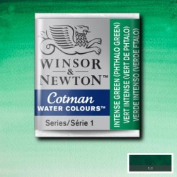 Acuarela Winsor&Newton COTMAN 1/2 Godet VERDE INTENSO (verde ftalo)