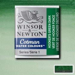 Acuarela Winsor&Newton COTMAN 1/2 Godet VERDE DE HOOKER OSCURO