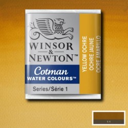 Acuarela Winsor&Newton COTMAN 1/2 Godet OCRE AMARILLO