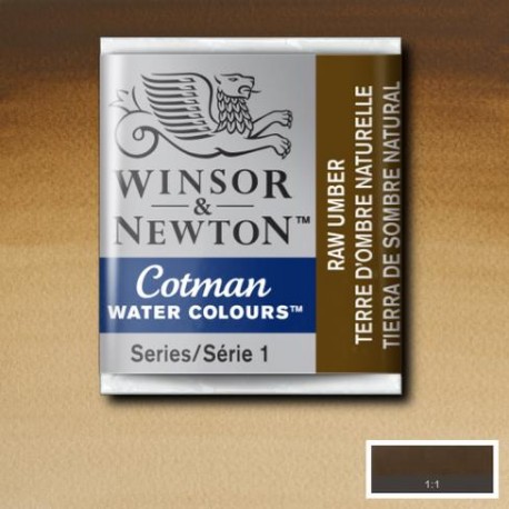 Acuarela Winsor&Newton COTMAN 1/2 Godet TIERRA SOMBRA NATURAL