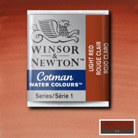 Acuarela Winsor&Newton COTMAN 1/2 Godet ROJO CLARO