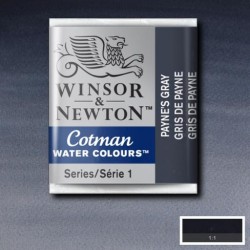 Acuarela Winsor&Newton COTMAN 1/2 Godet GRIS PAYNE