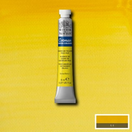 Acuarela Winsor&Newton COTMAN Tubo 8ml  TONO AMARILLO DE CADMIO CLARO
