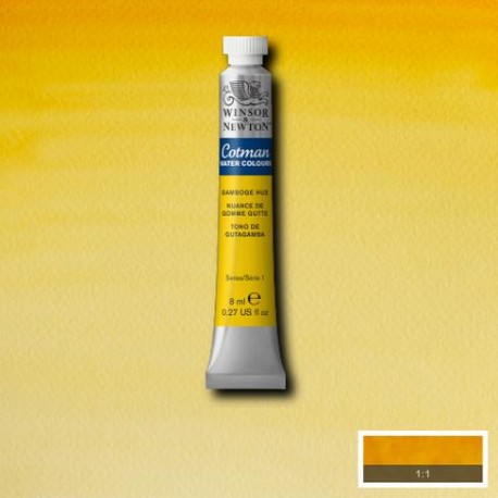 Acuarela Winsor&Newton COTMAN Tubo 8ml  TONO DE GUTAGAMBA