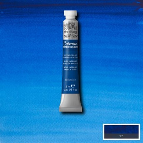 Acuarela Winsor&Newton COTMAN Tubo 8ml AZUL INTENSO (azul ftalo)