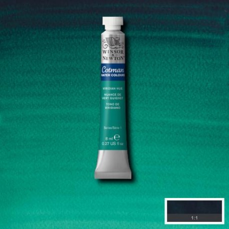 Acuarela Winsor&Newton COTMAN Tubo 8ml TONO DE VIRIDIANO
