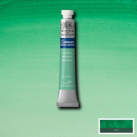 Acuarela Winsor&Newton COTMAN Tubo 8ml ESMERALDA