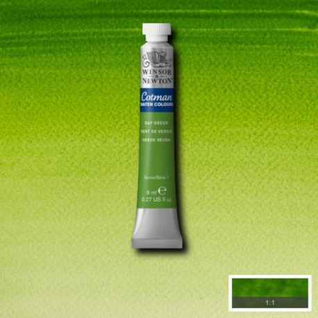 Acuarela Winsor&Newton COTMAN Tubo 8ml VERDE VEJIGA