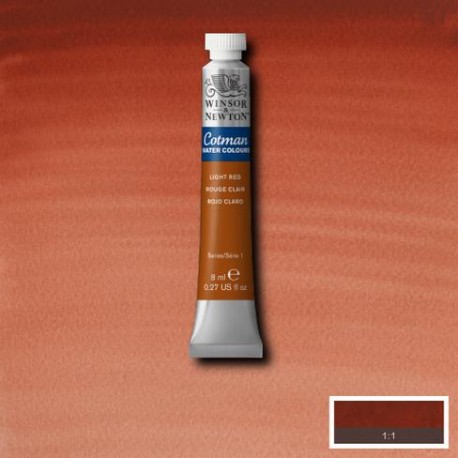 Acuarela Winsor&Newton COTMAN Tubo 8ml ROJO CLARO