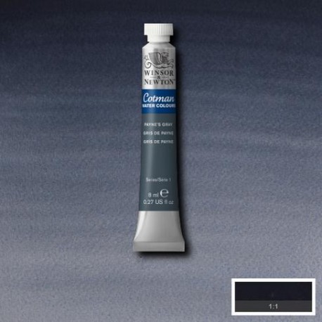 Acuarela Winsor&Newton COTMAN Tubo 8ml GRIS PAYNE