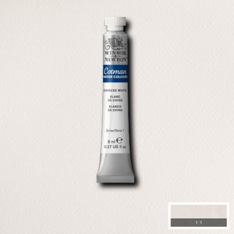 Acuarela Winsor&Newton COTMAN Tubo 8ml BLANCO DE CHINA