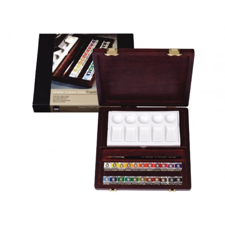 Caja acuarela REMBRANDT TRADITIONAL 22 Godets