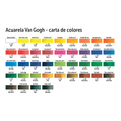 Caja de Acuarela Van Gogh 18 Pastillas