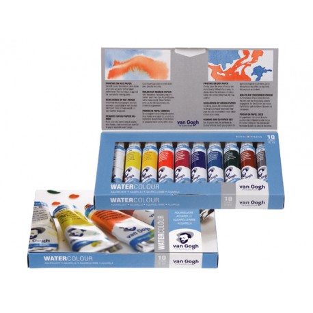 Caja acuarela VAN GOGH 10 tubos