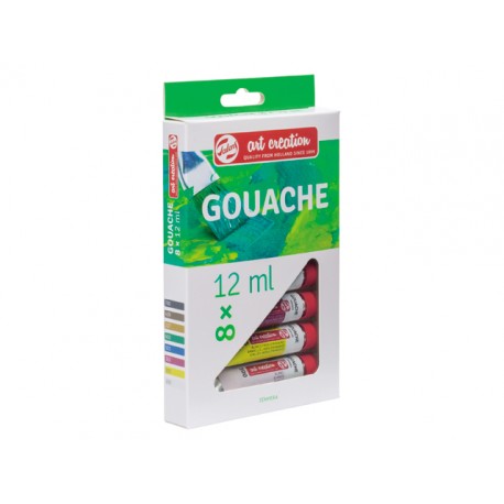 Caja tempera ART CREATION 8 tubos-12 ml