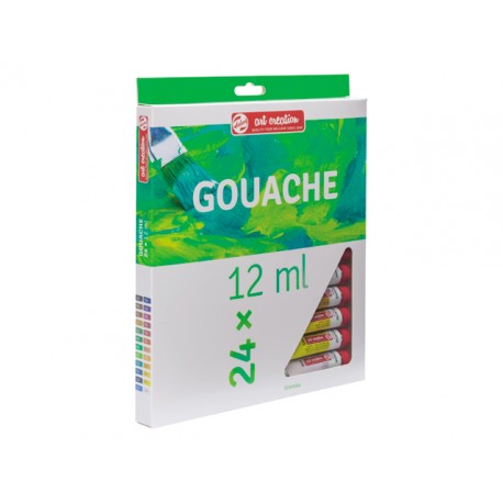 Caja tempera ART CREATION 24 tubos-12 ml