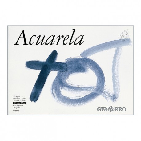 Block acuarela GUARRO grano FINO A4