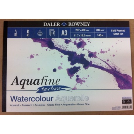 Bloc Acuarela AQUAFINE A3 grano FINO