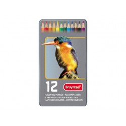Caja metálica 12 lápices de color BRUYNZEEL