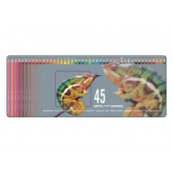Caja metálica 45 lápices de color BRUYNZEEL Tortuga
