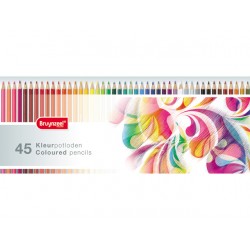 Caja metálica 45 lápices de color BRUYNZEEL Gran colorido
