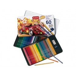 Caja metálica 60 lápices de color BRUYNZEEL 